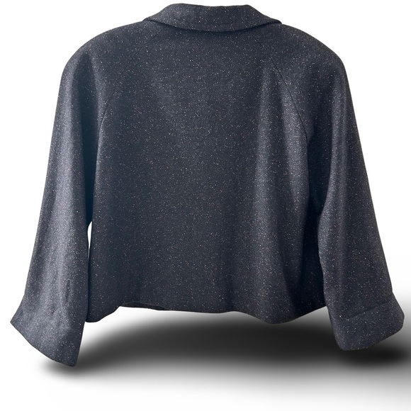 Women's Tristan & Iseut Short Sleeve with Lapel Coat Wool Blend Size Medium - Picture 5 of 11